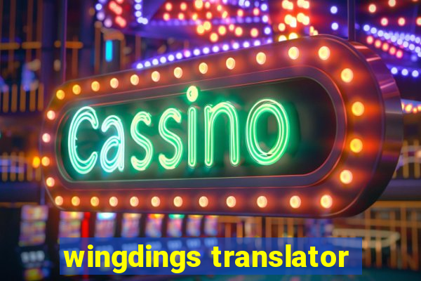 wingdings translator